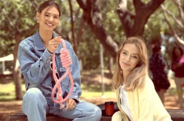 קמפיין נגד סיגריות אלקטרוניות - רוסלנה רודינה ורביד רונן. צילום - ואסילי שפרגא .האגודה למלחמה בסרטן