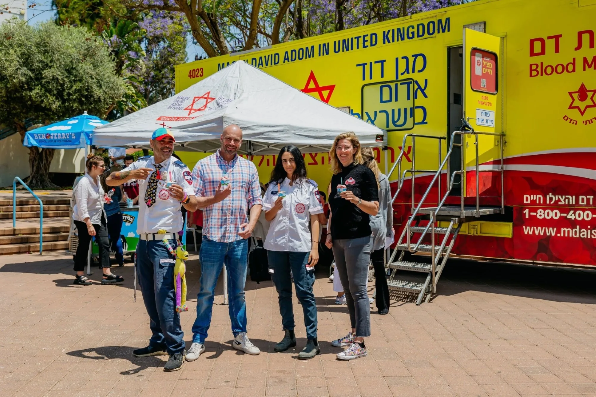 לרגל יום תרומות הדם: שיתוף פעולה בין אל על לבן & ג'ריס למען שירותי הדם של מד"א