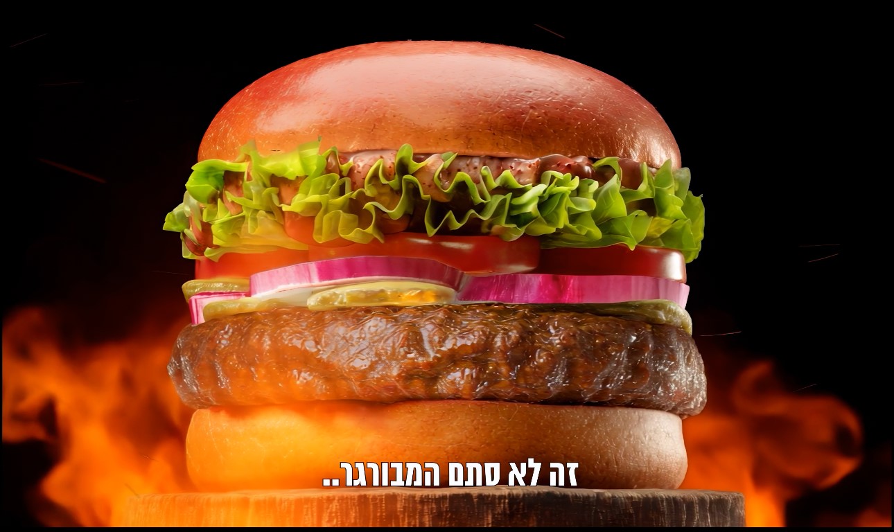 ההמבורגר החדש של בלדי בקמפיין מבוסס בינה מלאכותית