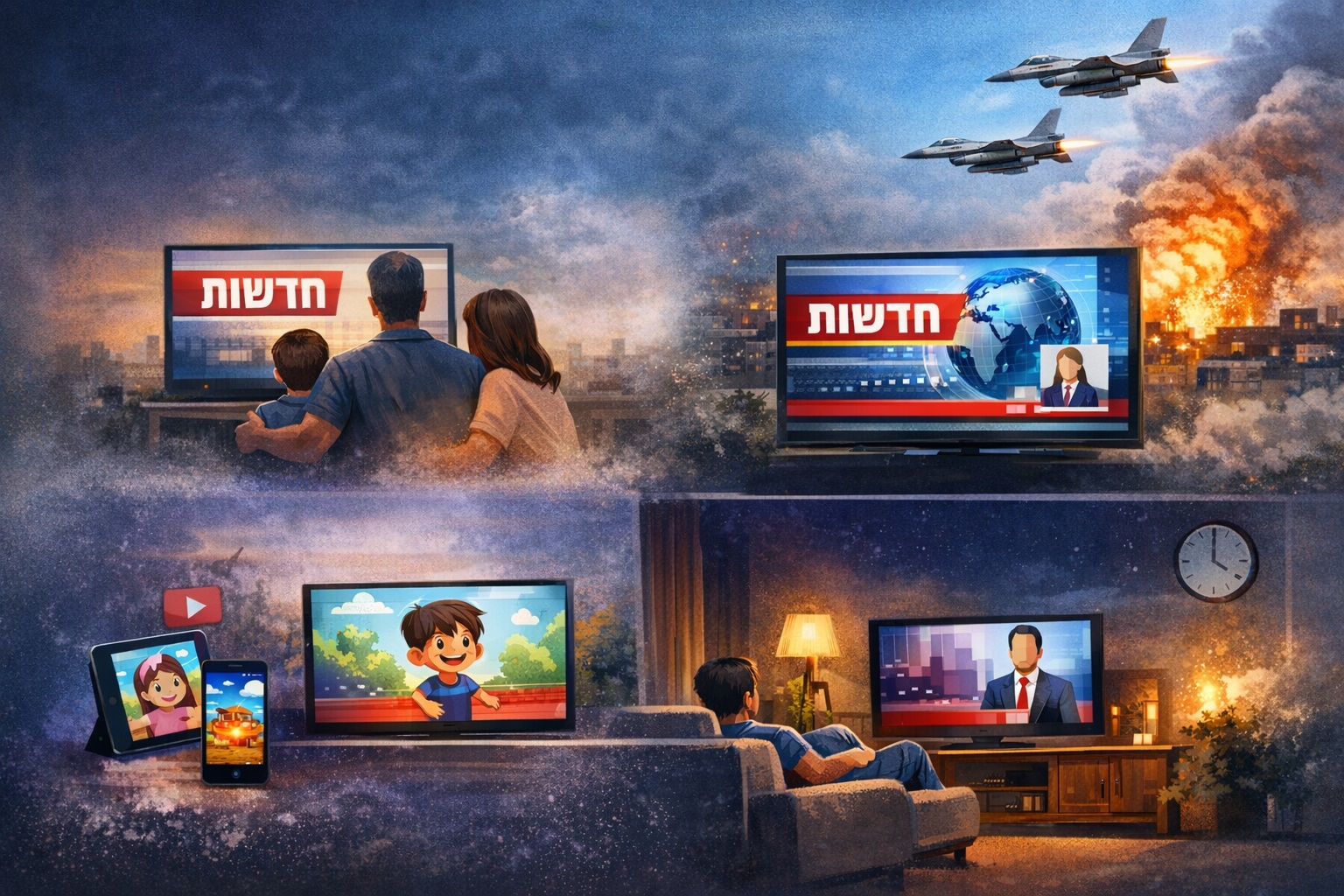 לא עוזבים את המסך: נתוני הצפייה של yes מתחילת המלחמה עם איראן