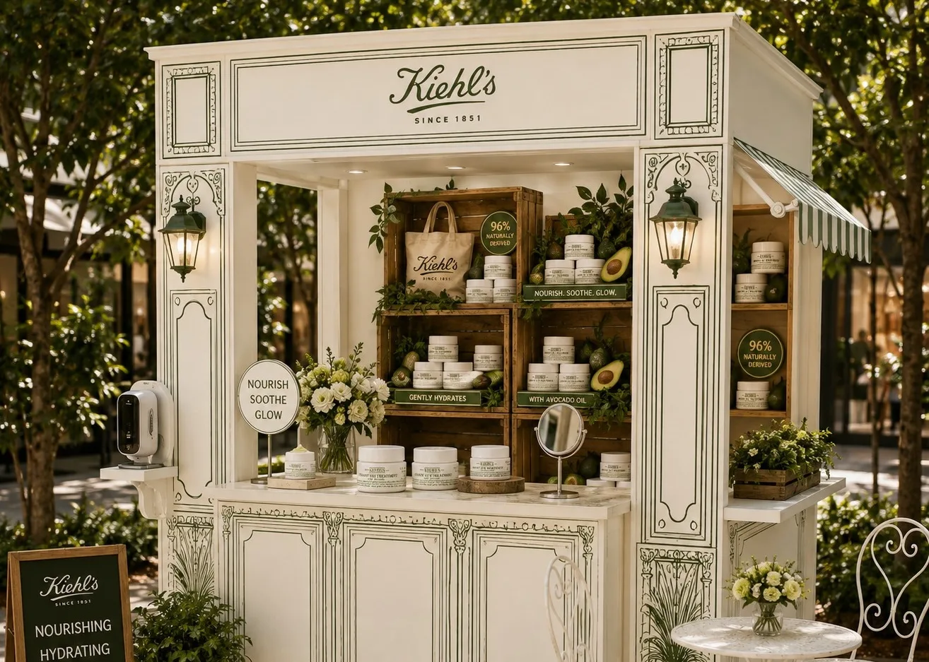 מותג הטיפוח Kiehl’s פותח פופ-אפ קונספט בקניון עופר רמת אביב